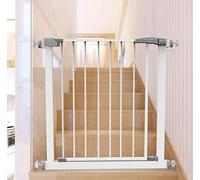 Porta Di Sicurezza Domestica Bianca Del Metallo, Porta per la Scala o la Scala Della Porta/High76Cm/85Cm-92Cm
