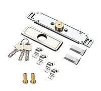 Porta di sicurezza in ferro rotolamento centrale Cancello Hardware Addensare Serrature Antifurto Garage Hardware Casa Durevole Rolling Porta di sicurezza