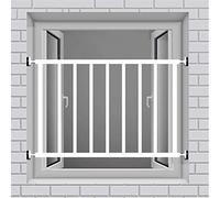 Porta di sicurezza per scale e scale, griglia di sicurezza antifurto, senza trapano, barra di tensione regolabile, protezione domestica contro gli intrusi