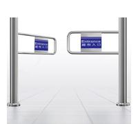Porta di sicurezza unidirezionale automatica a 90 ° a battente in metallo per supermercato porta d'ingresso ideale per negozi e biblioteche, soluzione di sicurezza migliorata di facile accesso