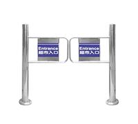 Porta di sicurezza unidirezionale in acciaio inox con ritorno automatico per biblioteche negozi e corridoi (1,5 x 1 m) sicura e facile accesso