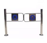 Porta di sicurezza unidirezionale per il portone automatico dell'oscillazione dell'acciaio inossidabile dell'entrata del mercato per i parchi giochi ed i mercati dei centri commerciali - & soluzione