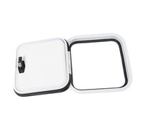 Porta di stoccaggio RV con serratura, Lega di alluminio a montaggio superficiale, Porta quadrata per bagagli RV per rimorchio da viaggio per camper