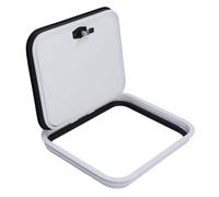 Porta di stoccaggio RV con serratura, Lega di alluminio a montaggio superficiale, Porta quadrata per bagagli RV per rimorchio da viaggio per camper