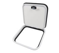 Porta di stoccaggio RV con serratura, Lega di alluminio a montaggio superficiale, Porta quadrata per bagagli RV per rimorchio da viaggio per camper