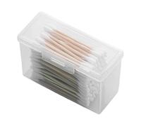Porta Di Tampone Di Cotone - Porta Di Tampone A Batuffolo Di Cotone Trasparente | Scatola Di Stoccaggio Di Gemme Di Con Coperchio | Scatola Di Archiviazione Per Capelli Portatile | Piccola Port