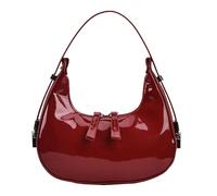 Porta Di Tracolla Tra Spalla - Borsetta In Pelle PU Slouchey, Chic Zipper Women Satchel, Borsa Per Le Vacanze Di Viaggio Di Tutti I Giorni, Accessorio Per Viaggi Per Lo Shopping Sociale | Clutch Casua