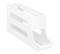 Porta di uova - Distributore di uova da 3 livelli | Scatola di stoccaggio di uova a rotolamento automatico, porta di uova laterale del frigo