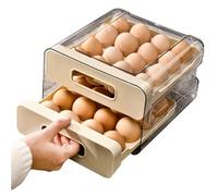 Porta Di Uova Per Frigorifero - Contenitore Di Uova 21x14,5 Cm Con Coperchio, Grande Memoria Di Tipo Cassetto | Scatola Per Organizzatore Di Frigorifero Per Casa, Cabinetto Da Cucina Apartment Apartme
