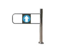 Porta d'ingresso commerciale unidirezionale del supermercato dell'acciaio inossidabile per le biblioteche dei negozi delle fabbriche e degli spazi per eventi - Soluzioni di barriera di accesso sicuro