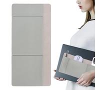 Porta disco rigido esterno - Borsa di gestione dei cavi con 3 tasche - Organizzatore di per computer portatile adesivo per carte, penne, hub, telefono e