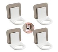 Porta Dispenser Per Flacone Pompa, Disinfettante Per Le Mani Appendiabiti A Parete Adesivo Per Doccia Gel Portabottiglie Shampoo Disinfettante Per Mani Gancio, Confezione Da 4