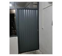 Porta divisoria a fisarmonica a soffietto in metallo alluminio impermeabile con serratura e kit, ideale per spazi interni e cucine aperte