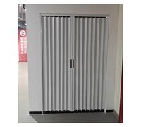 Porta divisoria a fisarmonica a soffietto in metallo alluminio impermeabile con serratura e kit, ideale per spazi interni e cucine aperte