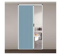 Porta divisoria pieghevole a fisarmonica, installazione senza fori, per privacy temporanea e separazione degli spazi