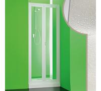 PORTA DOCCIA 105 CM PARETE NICCHIA 1 LATO LIBRO SOFFIETTO PVC CRILEX ACRILICO