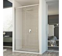 BOX CABINA DOCCIA NICCHIA PARETE PORTA 1 ANTA CRISTALLO SCORREVOLE DA 97 A 152CM