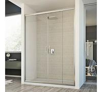 Porta Doccia 130CM H198 Trasparente mod. Young 2 Ante