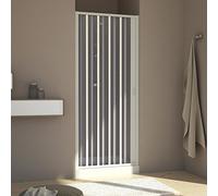 PORTA BOX DOCCIA NICCHIA IN PVC 140 CM ANTA SCORREVOLE LATERALE H185 RIDUCIBILE
