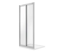 PORTA DOCCIA NICCHIA 70CM SALOON DOPPIA ANTA BATTENTE VETRO TRASPARENTE BAGNO