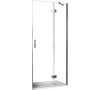 Porta Doccia 75 cm 1 Anta Battente in Cristallo Trasparente 6mm H190 Fosterberg Herning