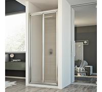 BOX CABINA DOCCIA PORTA VETRO STAMPATO A LIBRO SOFFIETTO DA 87 88 89 90 91 92 CM