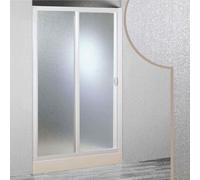 BOX CABINA DOCCIA 100X120CM ANGOLARE DOPPIA ANTA BATTENTE EASYCLEAN SALOON VETRO