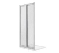 Porta Doccia 75CM H198 Cristallo Stampato C Apertura Saloon con Doppia Anta Battente mod. West