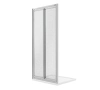 Porta Doccia 75CM H185 Cristallo Stampato C Apertura Saloon con Doppia Anta Battente mod. Clint
