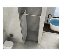 Porta Doccia Opaca Apertura Rototraslante H190cm Anticalcare