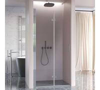 Porta doccia pieghevole nicchia soffietto anticalcare 6mm H195 REA - 65