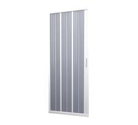 PORTA DOCCIA PVC SOFFIETTO BOX NICCHIA 1 LATO BIANCO APERTURA LATERALE H 185 CM