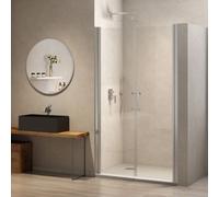 Porta Doccia Saloon Farnell S155 Cristallo 5 millimetri Chrome Ix Box Shower - Tipo Cristallo: Trasparente, CONFEZIONE: 1 pz., Dimensione: 100 cm Regolabile
