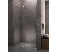 PORTA DOCCIA SCORREVOLE TIPO WALK-IN PER NICCHIA 8 MM TRASPARENTE H200 CM CROMO