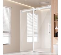 Porta doccia senza telaio - porta doccia a battente - cabina doccia in vetro di sicurezza da 8 mm - cabina doccia moderna - ideale per il bagno