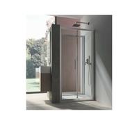 PORTA DOCCIA SOFFIETTO VANITADOCCE HERA IN CRISTALLO TEMPERATO E PROFILI CROMATI