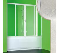 PORTA DOCCIA SOPRA VASCA 180 CM IN PVC CRILEX ACRILICO 2 ANTE SCORREVOLI BOX