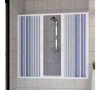 Porta doccia sopravasca 160 CM in PVC mod. Nina con apertura centrale