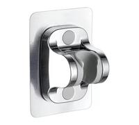 Porta Doccia Supporto for doccia a ventosa Supporto for soffione doccia regolabile Supporto for ugello Supporto for doccia con rotazione di 90 gradi senza perforazione(Silver)