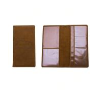 Porta documenti e portafoglio organizer per scatola guanti per auto in finta pelle, portadocumenti per patente, assicurazione e manuali, portafoglio mini e portacarte da uomo e donna Rosso,Marrone,Ros