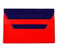 Porta Documenti Libretto Auto 13x19 Con Fascetta In Tam Bicolore