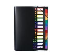 Porta Documenti Rainbow Accordion File Folder