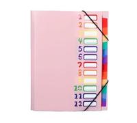Porta Documenti Rainbow Accordion File Folder