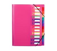 Porta Documenti Rainbow Accordion File Folder