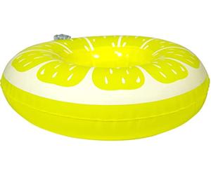 Porta-drink galleggiante a forma di limone - 17 x 17 cm