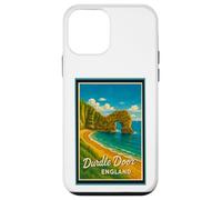 Porta Durdle vintage con grafica Jurassic Coast Dorset England Custodia per iPhone 12 mini
