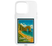 Porta Durdle vintage con grafica Jurassic Coast Dorset England Custodia per iPhone 15 Pro Max
