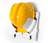 Porta elmetto Protettivo per Posizionamento Casco di Sicurezza, Gancio per elmetto Montato a Parete, Supporto Fisso per elmetto Protettivo da Operaio Edile, Organizer Multifunzionale per Cappelli