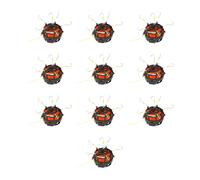 Porta esca per carpa, a fondo rovesciato con 6 ami | Trappola alimentare d'acqua, attrezzatura per pescatore per carpa Tilapia Anguilla cibo in blocco