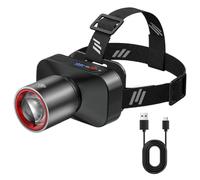 Porta esterno a LED - lampada ricaricabile, torcia zoom | Raggio di angolo di 90 gradi regolabili impermeabili leggeri per , escursioni, campeggio, corsa, lavoro notturno, emergenza, utilità di v